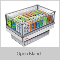 Open Island Energy Efficient Refrigeration Units