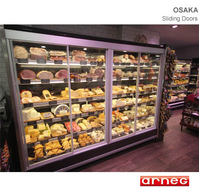 Arneg Osaka Refrigeration with Sliding Doors