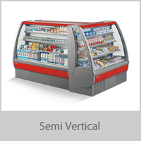Semi Vertical Energy Efficient Refrigeration Units