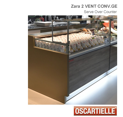 Zara 2 Serve Over Counter Refrigeration Unit by Oscartielle