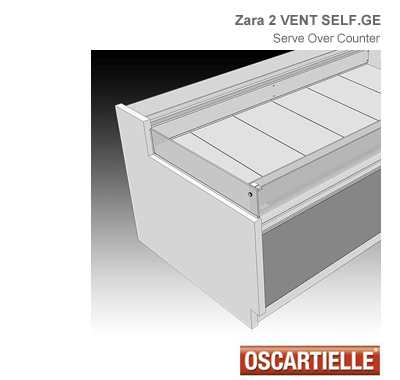 Zara 2 Serve Over Counter Refrigeration Unit by Oscartielle Zara 2 Serve Over Counter Refrigeration Unit by Oscartielle